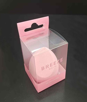 Usine OEM/ODM Boîte d'emballage cosmétique en plastique PET recyclable imprimée sur mesure pour les options de multi-impression d'éponge de mélangeur de beauté