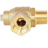 Raccord de tuyau en laiton de 3/4 pouce avec valve, embouts de tuyau en laiton