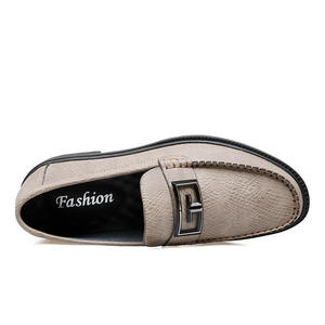 รองเท้าลำลองผู้ชายรุ่นใหม่ปี 2026 ดีไซน์หนังกันลื่น พร้อมรองเท้าหนังแบบสวมและรองเท้าอ็อกซ์ฟอร์ดพื้นนุ่มทำมือ - Product Image 4