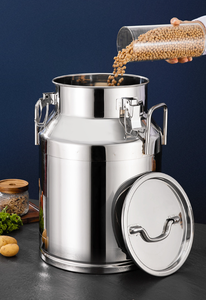 Serbatoio di Stoccaggio <span class=keywords><strong>in</strong></span> <span class=keywords><strong>Acciaio</strong></span> <span class=keywords><strong>Inox</strong></span> 304 da 22L-88L, Contenitore per Latte da 250ml con Garanzia di 3 Anni - Product Image 3