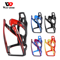 Portabidones y Soporte para Bicicleta Ultraligero WEST BIKING, Plástico PC, 36g, Compatible con Todas las Bicicletas