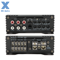 Système audio de voiture de haute qualité 5 canaux Classe D Amplificateur de puissance 125W*4CH+1000W*1CH Réponse en fréquence 20Hz-20kHz Tension 9V-16V
