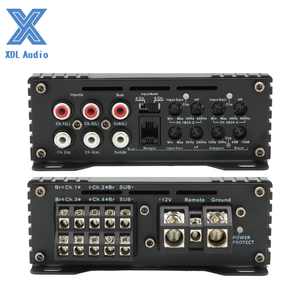 Système audio de <span class=keywords><strong>voiture</strong></span> de haute qualité <span class=keywords><strong>5</strong></span> <span class=keywords><strong>canaux</strong></span> Classe D Amplificateur de puissance 125W*4CH+1000W*1CH Réponse en fréquence 20Hz-20kHz Tension 9V-16V - Product Image 4