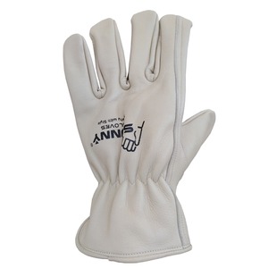 Goat grain leather <b>driver</b> <b>gloves</b> with reinforcement on palm - Product Image 5