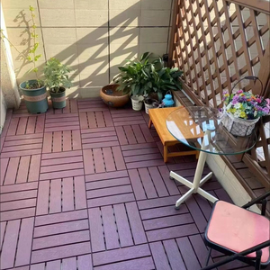 Baldosas de Madera Ecológicas para Terraza, Baldosas de Suelo Entrelazadas para Exteriores - Product Image 1