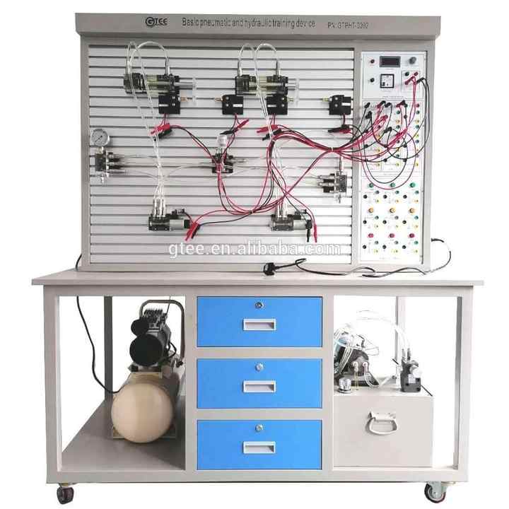 Basic Pneumatic and Hydraulic Training Device for Schools