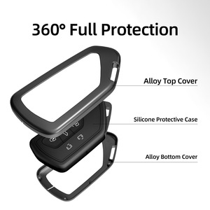 Cover per Chiavi in Lega di Zinco di Lusso per Modelli <span class=keywords><strong>Volkswagen</strong></span> e Skoda (ID4 ID3 MK8 Golf GTI Octavia Tiguan Atlas) 2024-2026 con Fibbia - Product Image 2