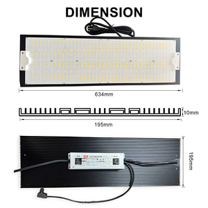 مصباح نمو النباتات التجاري عالي PPFD بألوان الطيف الكاملة قابل للتعتيم لوح Samsung LM301H LM281B كوانتم 240 وات أضواء نمو LED - Product Image 4