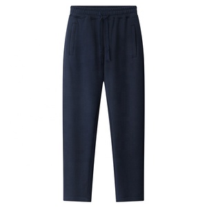JL0421D OEM pantaloni della tuta in vita semplice elasticizzati di alta qualità pantaloni della tuta impilati personalizzati <span class=keywords><strong>uomo</strong></span> nero Jogger <span class=keywords><strong>uomo</strong></span> - Product Image 3