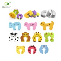 Coussin en mousse coloré pour enfants, sachet de coussins, sécurité des doigts, en forme d'animaux de dessins animés, protège-toir de porte en forme de courbe, 10 pièces