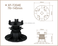 Pied de support réglable pour poutre 75-155 mm pour terrasse en bois et aluminium – Économisez sur le béton – Pieds de terrasse extérieure XF-T204E