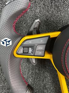 <span class=keywords><strong>Volante</strong></span> de Cuero y Fibra de Carbono para <span class=keywords><strong>Audi</strong></span> R8 TT Mk2 B8 RS TTS TTRs RS3 RS6 RS4 RS5 RS7 A3 D3 A4 A5 A6 A7 A8 Q5 Q7 - Product Image 3