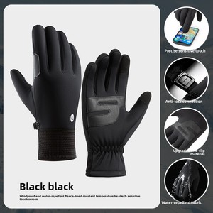 Gants imperméables en spandex pour hommes et femmes, épais et antidérapants, antidérapants pour l'<span class=keywords><strong>hiver</strong></span>, sports d'extérieur, cyclisme, <span class=keywords><strong>moto</strong></span>, écran tactile - Product Image 6