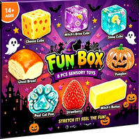 Nouveau Calendrier de l'Avent : Boîte de Jouets Squishy Amusants, Ensemble de Jouets à Presser en Forme de Boule, Jouet Anti-Stress Doux à Rebond Lent pour Cadeau Surprise des Fêtes