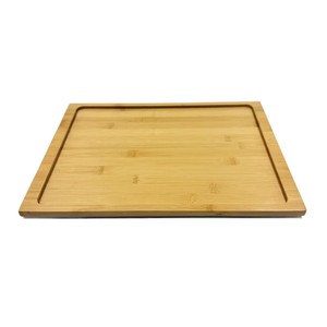 ถาดไม้ไผ่ครอบครัวโชบิ ขนาด 12x8 นิ้ว เป็นมิตรกับสิ่งแวดล้อม สำหรับใส่กาแฟ ขนม เครื่องดื่ม ใช้ในครัว ห้องนั่งเล่น - Product Image 1