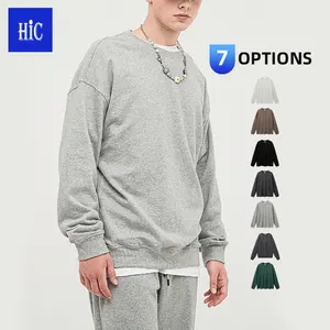 2022 उच्च गुणवत्ता वाले कस्टम बड़े crewneck ऊन कपड़े रिक्त streetwear स्वेटर hooded sweatshirt