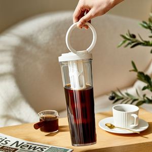 ขวดทำกาแฟเย็นแบบพกพาขนาดใหญ่ 1000 มล. สำหรับใช้กลางแจ้ง พร้อมฟิลเตอร์กรองชาผลไม้และกาแฟเย็น - Product Image 5