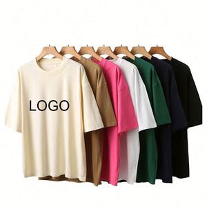 Design High Quality Oversized Men's <b>Drop</b> Shoulder T-Shirts 250g Heavy Cotton Custom Logo 100% Cotton High Street Style - Product Image 1