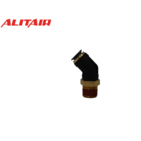Raccords en nylon DOT pour frein à air, filetage NPT, coudé mâle pivotant 45° °   Connecteurs pneumatiques industriels en laiton et composite par ALITAIR