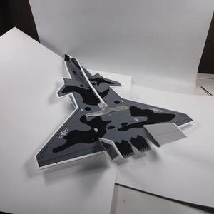 Avion télécommandé J-20 à voilure fixe, modèle 2.4G, résistant aux chocs, en PP, similaire aux planeurs Su-27, prêt à voler - Product Image 2