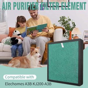Filtros HEPA 3 en 1 de Repuesto para Purificador de Aire Elechomes <span class=keywords><strong>A3B</strong></span> <span class=keywords><strong>A3B</strong></span> WiFi/Olansi KJ200-<span class=keywords><strong>A3B</strong></span> - Uso Doméstico y en Automóviles, Funciona con Batería - Product Image 6