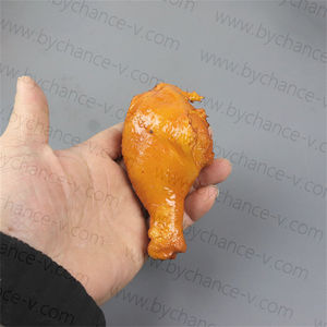 Maquette de pilon de cuisse de poulet artificielle directe d'usine réaliste faux cuisse de poulet pour les accessoires d'affichage de fenêtres de magasin de restaurant - Product Image 3