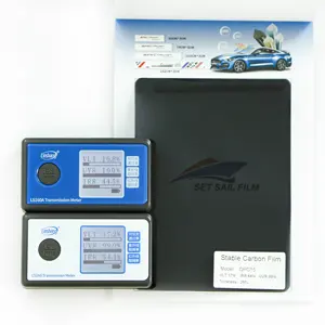 Pelindung Uv 2lapisan karbon mobil berwarna Film Windows otomotif Film celup warna hitam