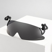 Lunettes de soleil de sport à clip pour hommes et femmes, lunettes à clip pour baseball, softball, pêche, vélo, randonnée, cyclisme, golf