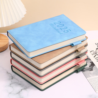 2025 Cahier à sangle à couverture rigide personnalisé A5 avec couverture en cuir