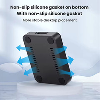 Caja para Disco Duro M.2 con Protocolo NVME+ SATA, Adaptador de Memoria Expandible para Laptop/Notebook