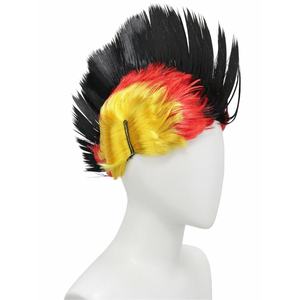 <span class=keywords><strong>Peluca</strong></span> de Fibra de Alta Temperatura <span class=keywords><strong>con</strong></span> Peinado de Gallo, Accesorio Divertido para Fiestas, Venta al por Mayor del Fabricante - Product Image 4