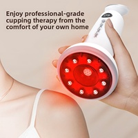 Nouvelle Version 2026 Masseur Électrique Gua Sha Anti-cellulite avec Ventouses, Chauffage, Vibration et Grattage, Aspiration 60-70kPa