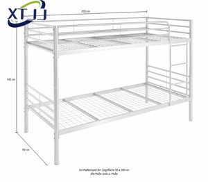 Struttura Letto a Castello in Acciaio Premium - Soluzione Durevole e <span class=keywords><strong>Salvaspazio</strong></span> per Case e Dormitori - Product Image 3