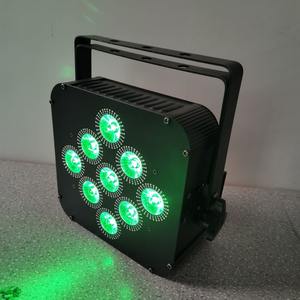 Lumière LED sans fil pour bar et club, alimentée par batterie, lumière plate de type par, créant des effets de couleur d'ambiance, lieux de fête et de divertissement - Product Image 4