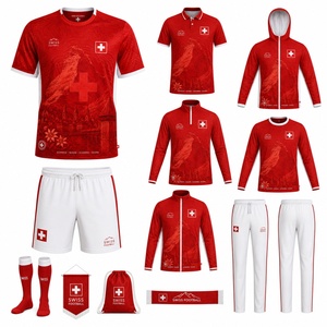 Camiseta <span class=keywords><strong>de</strong></span> Fútbol <span class=keywords><strong>de</strong></span> la Selección Nacional <span class=keywords><strong>de</strong></span> Suiza 2026, Versión Original <span class=keywords><strong>de</strong></span> Tailandia para Aficionados, Local y Visitante, para Hombre y Mujer - Product Image 3