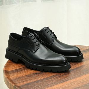 Zapatos de Hombre de Cuero Genuino de Diseño Original de Alta Calidad, Adecuados para Ocasiones Formales de Negocios, Casuales, Elegantes y Modernos - Product Image 3