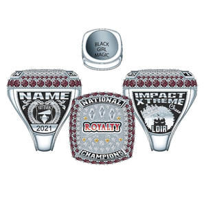 Anillo de campeón personalizado deportivo de alta calidad chapado en oro directo de fábrica - Product Image 2