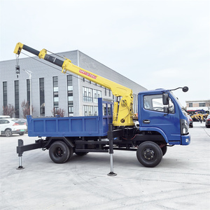รถกระบะตงเฟิง 5 ตัน พร้อมเครนไฮดรอลิกแบบยืดหดได้ ผลิตในจีน มีขาย - Product Image 1