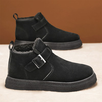 Bottes de neige confortables et élégantes pour hommes, vente en gros d'usine, coupe-vent, légères, à enfiler
