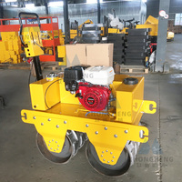Super qualité réversible Double tambour béton rouleau diesel 1 tonne vibrant route compacteur équipement