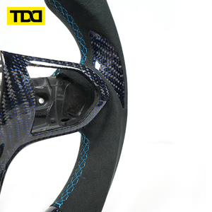 Volante TDD Real LED Blue Weave compatible con BMW i8 – Soporte personalizado directo de fábrica - Product Image 3