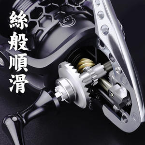 Moulinet de pêche en mer Chijin tout métal GK1000 à GK7000 pour lancer fluide en bateau - Product Image 1