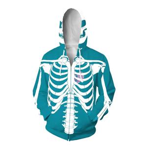 Logotipo personalizado Bling Rhinestone Transfer Hombres Full Face Zip Shiny Men's Full Sudaderas con capucha y sudaderas - Product Image 4
