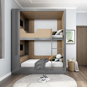 Lit superposé en acier au design moderne, <span class=keywords><strong>prix</strong></span> d'usine en gros, pour dortoir scolaire, hôtel, chambre à coucher, structure démontable, lit réglable - Product Image 2