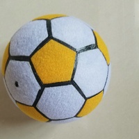 Ballon de football adhésif gonflable en caoutchouc à surface rugueuse pour le tir sur cible, les sports et le divertissement