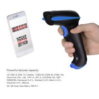 YHDAA haute qualité 1D 2D lecteur de codes à barres portable robuste lecteur de codes à barres pour reçu caisse enregistreuse inventaire chèque bancaire