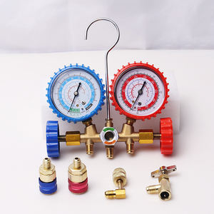 Otomatik R22/R134a/R12/Air klima soğutucu şarj çift göstergeler 536 çift göstergesi Manifold dolum manifoldu basınç - Product Image 3