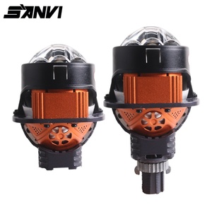 Sanvi S5-3 2.5 Inch Size <b>LED</b> <b>Projector</b> Lens Light New Bi <b>LED</b> Headlights - Product Image 1