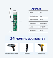 XJ BMS 4S 4A 8A 12V 12.8V 14.8V Port Sama NTC 3.2V LFP LifePO4 3.7V NMC Li-ion Ternary Lithium-ion Papan Perlindungan Baterai PCM