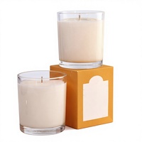 Kit de fabrication de bougies en cire de soja écologique avec pot en verre – Fournitures de décoration moderne pour la maison, idéal pour les fêtes, Thanksgiving, Noël, mariage, Nouvel An